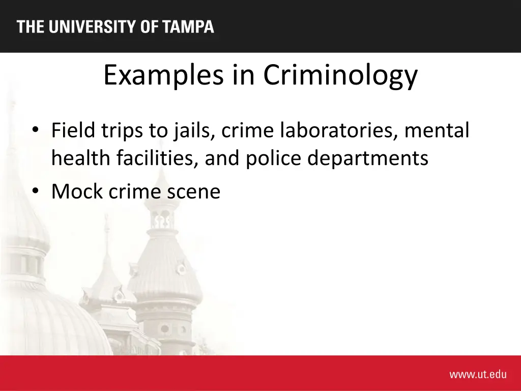 examples in criminology