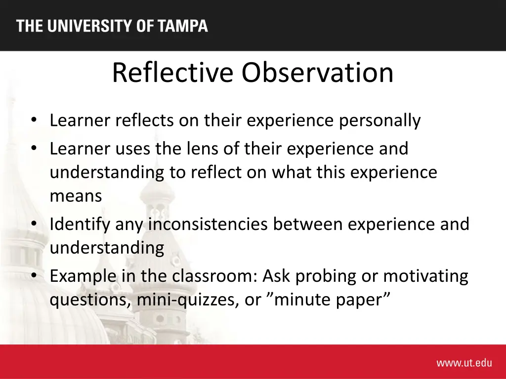 reflective observation