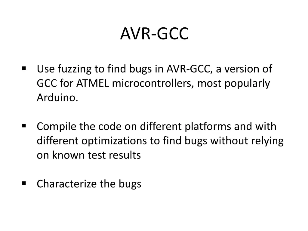 avr gcc