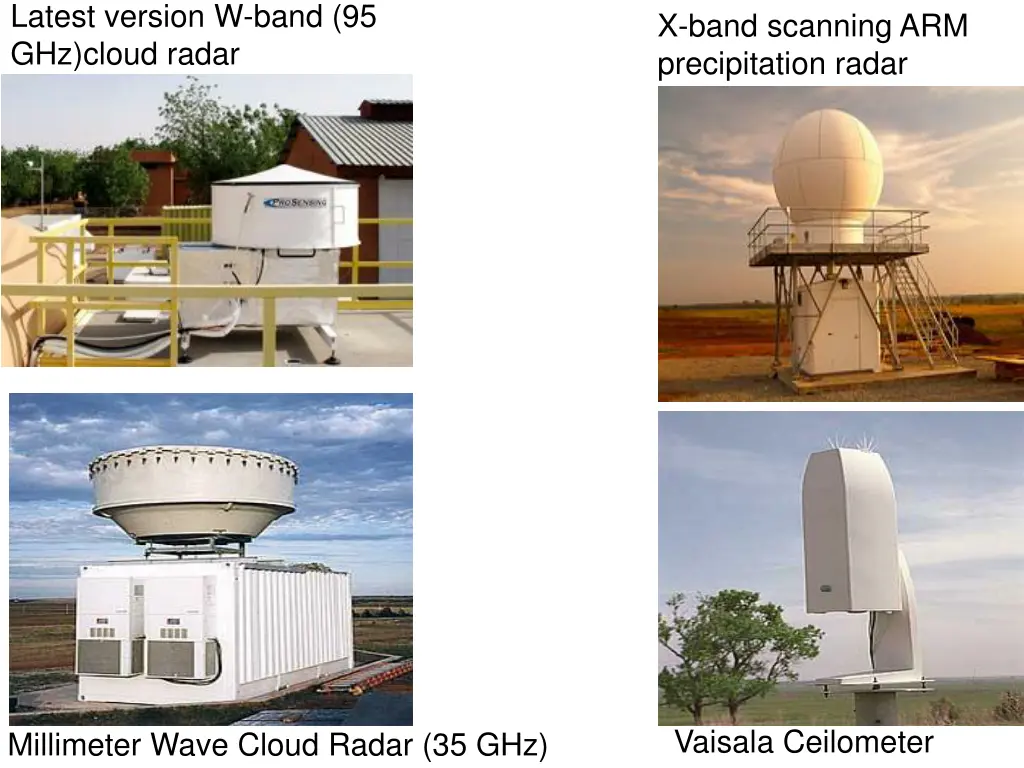 latest version w band 95 ghz cloud radar