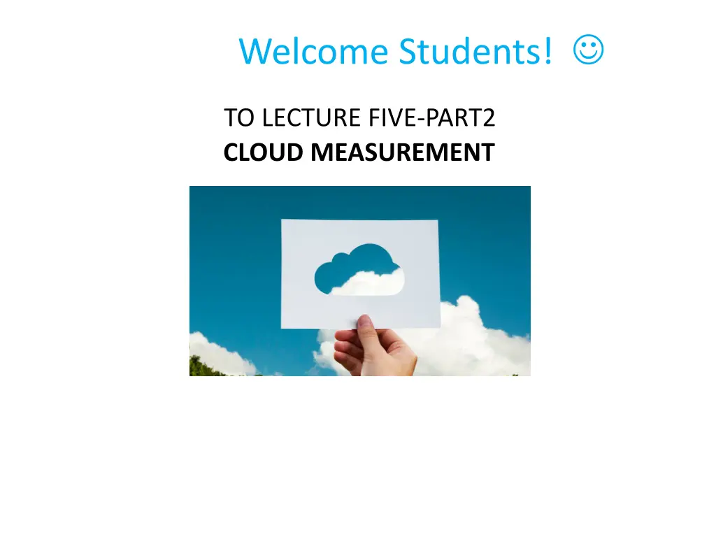 welcome students