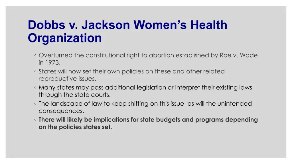 dobbs v jackson women s health organization