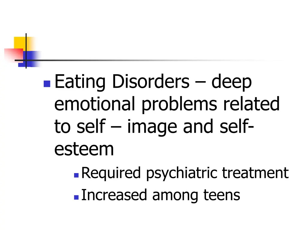 eating disorders deep emotional problems related