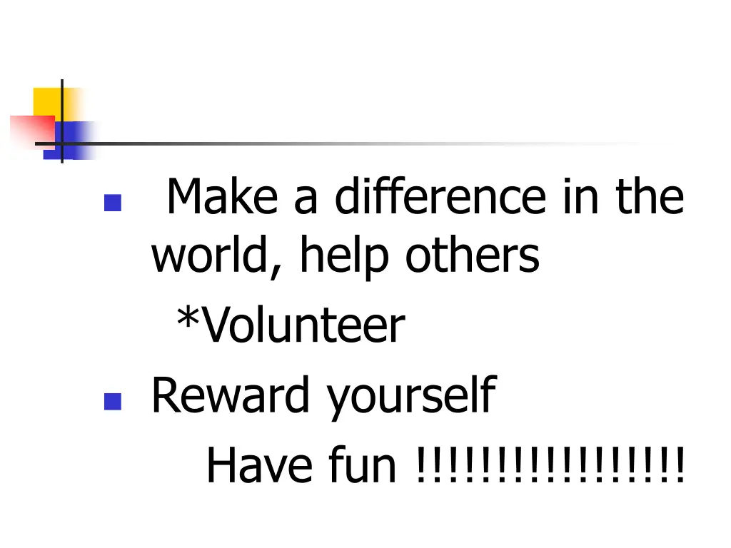 make a difference in the world help others
