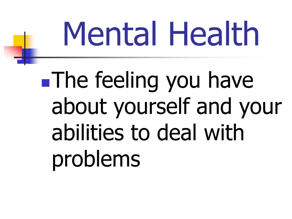 mental health