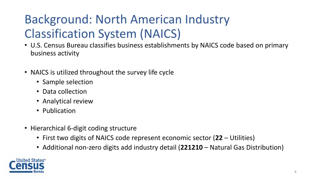 background north american industry classification