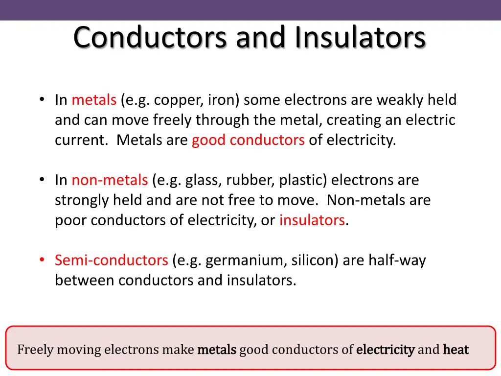 conductors and insulators 1