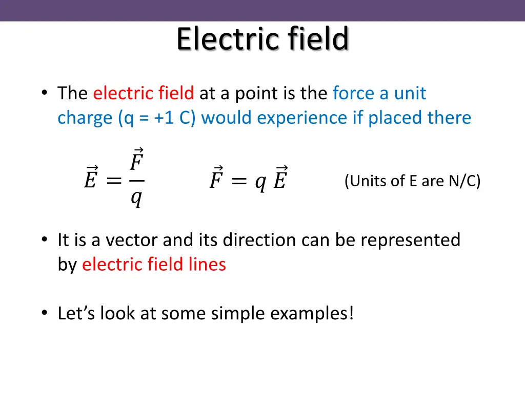 electric field 1