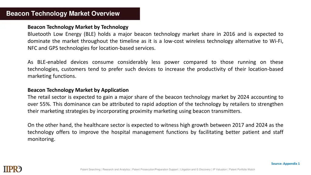 beacon technology market overview 1