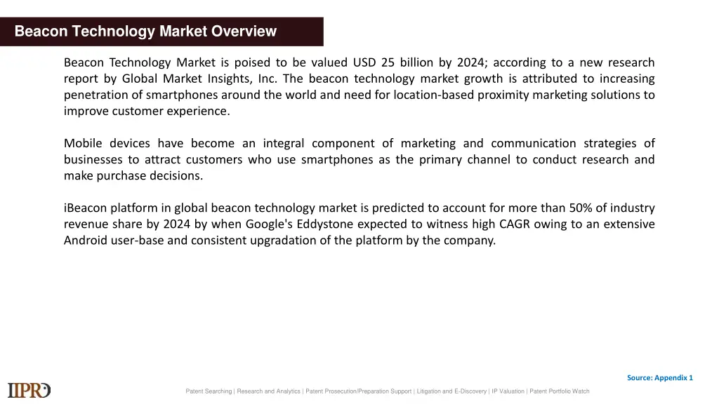 beacon technology market overview