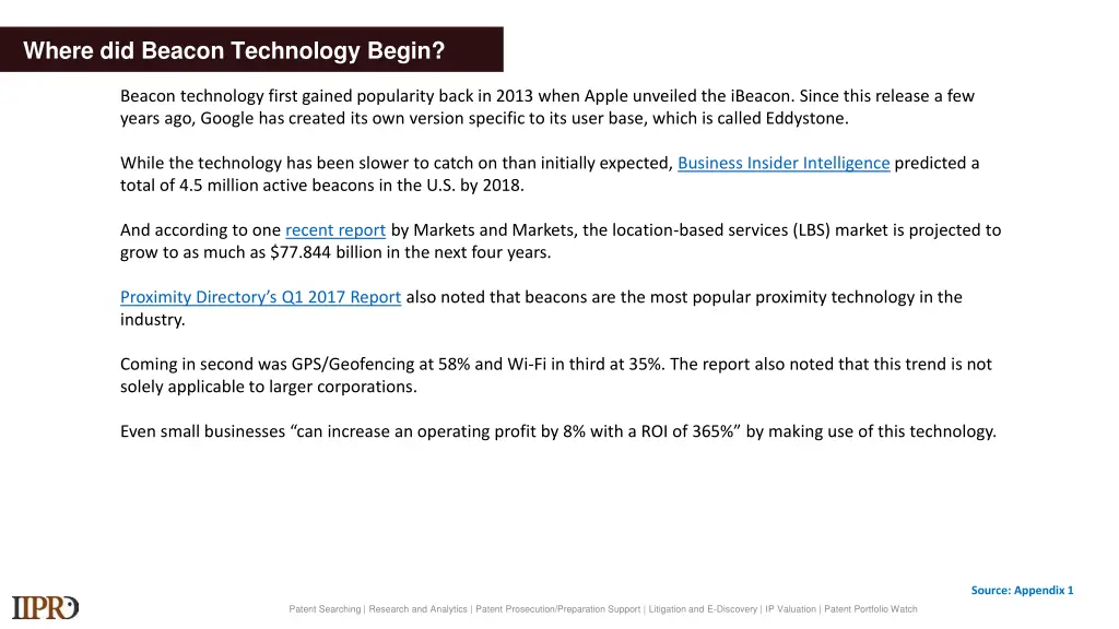 where did beacon technology begin