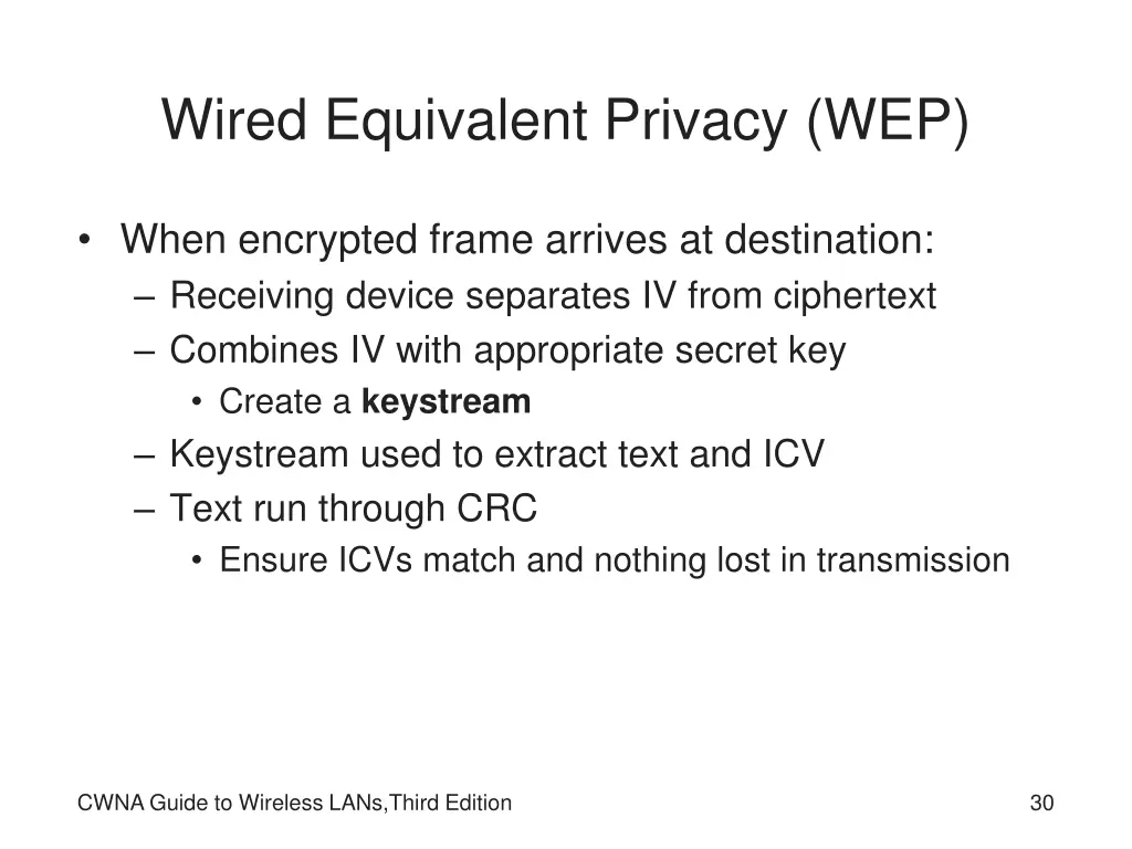 wired equivalent privacy wep 2