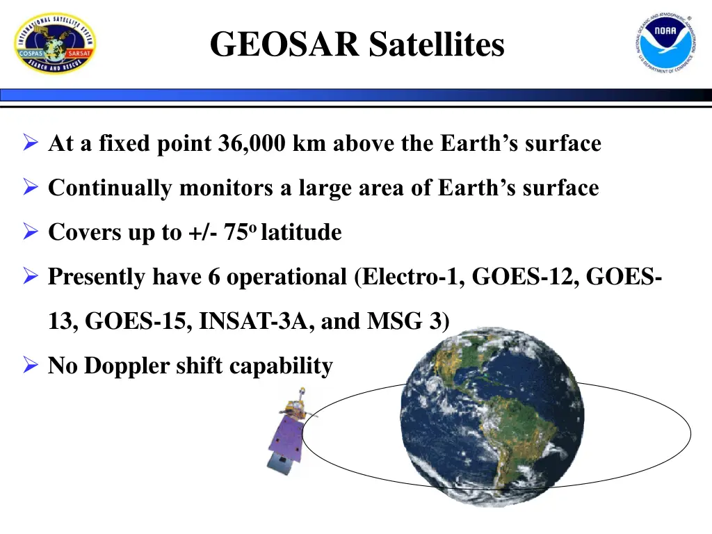 geosar satellites