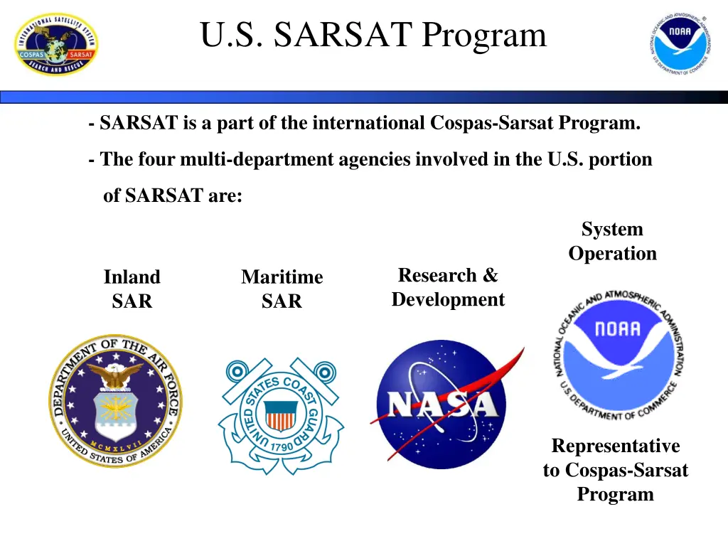 u s sarsat program