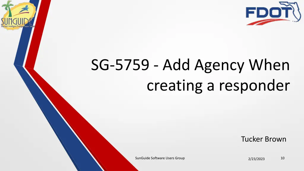 sg 5759 add agency when creating a responder