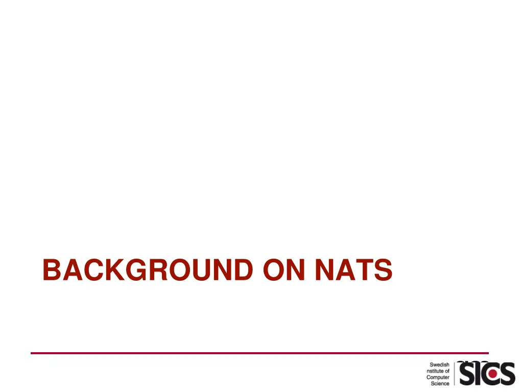 background on nats