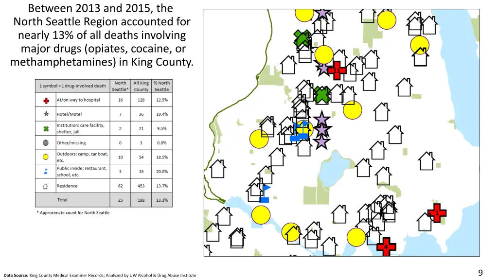 between 2013 and 2015 the north seattle region