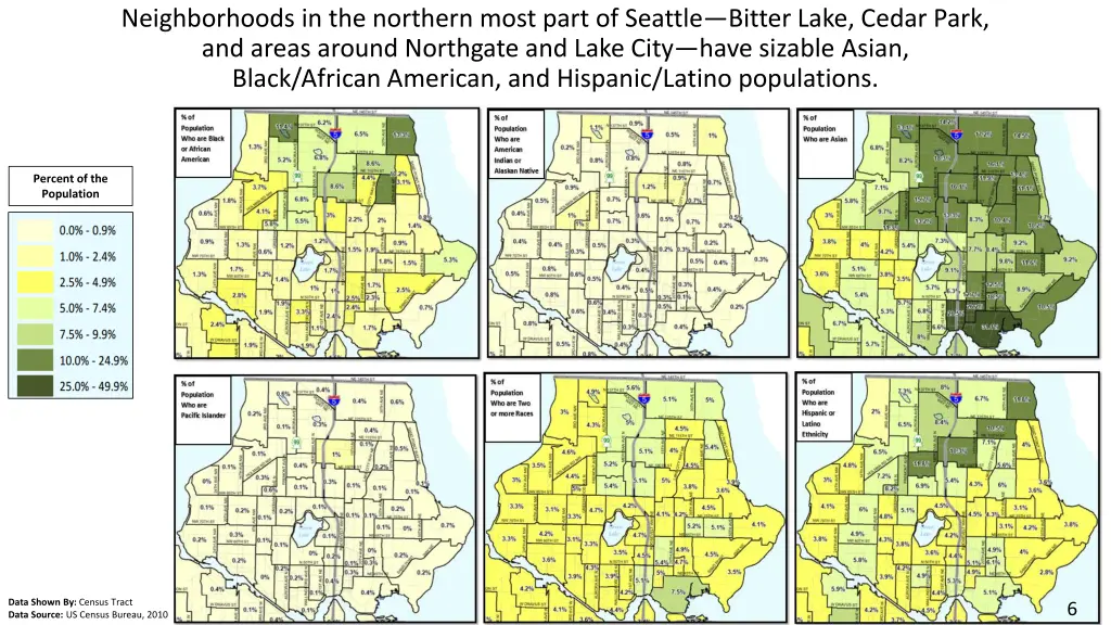 neighborhoods in the northern most part