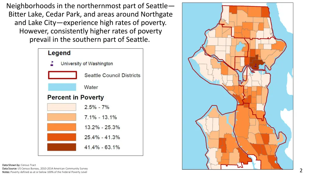neighborhoods in the northernmost part of seattle