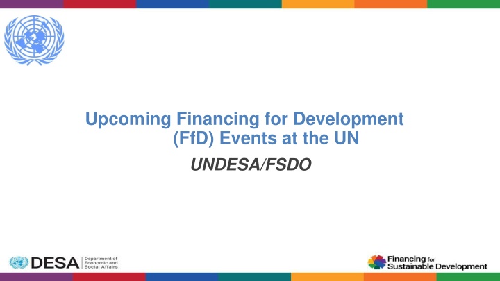 upcoming financing for development ffd events