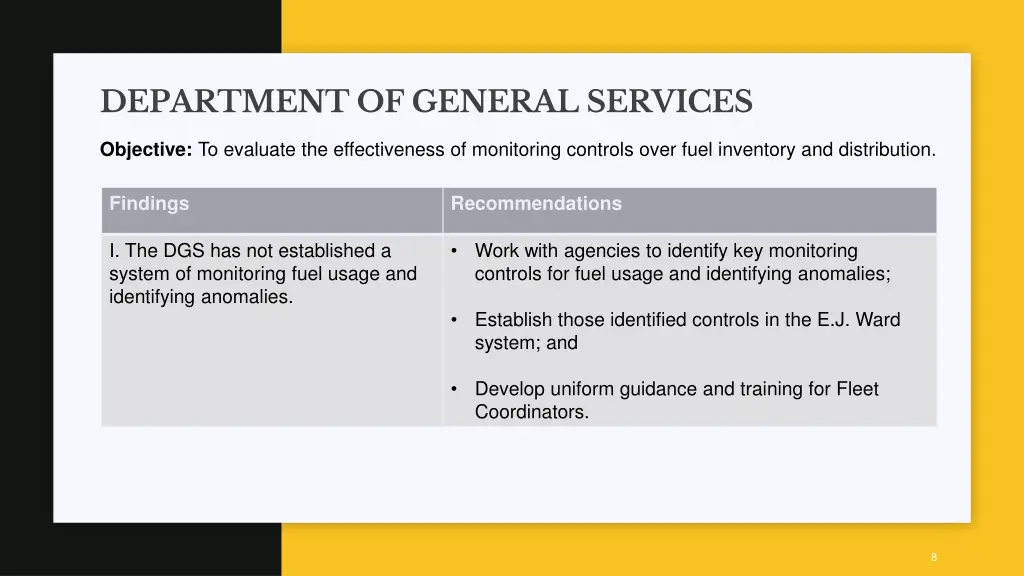 department of general services