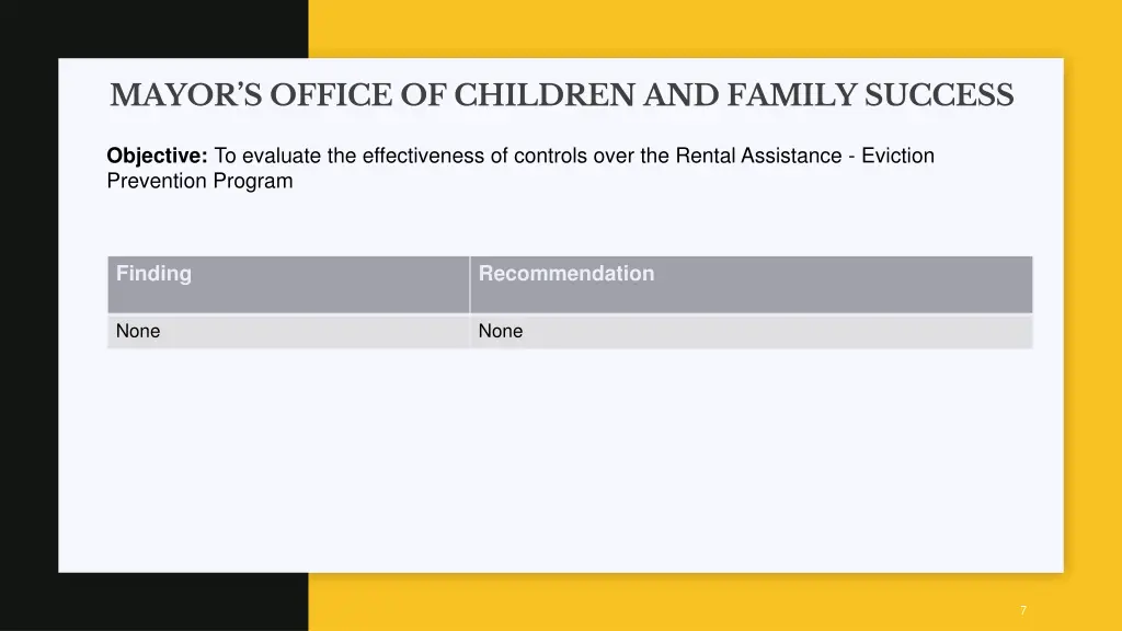 mayor s office of children and family success