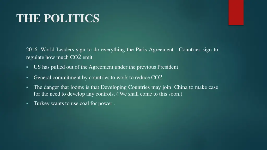 the politics