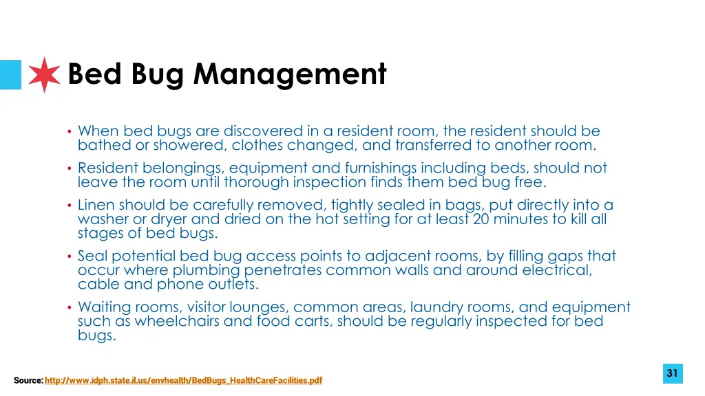 bed bug management