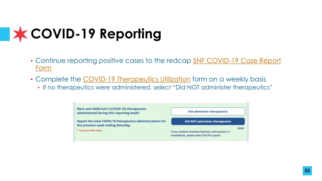 covid 19 reporting