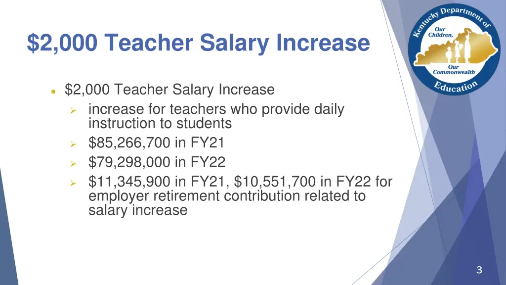 2 000 teacher salary increase