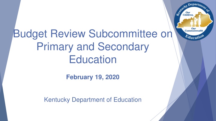 budget review subcommittee on primary