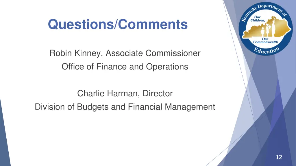 questions comments