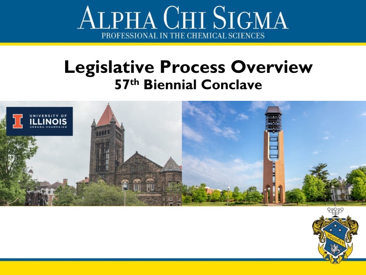 legislative process overview 57 th biennial