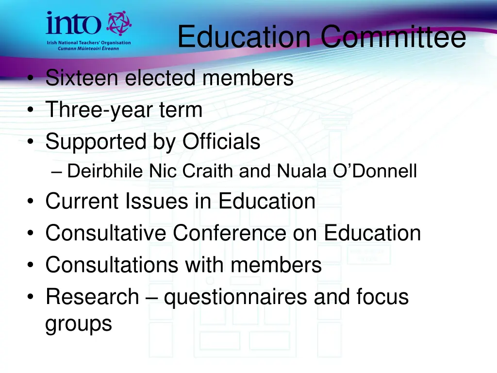 education committee