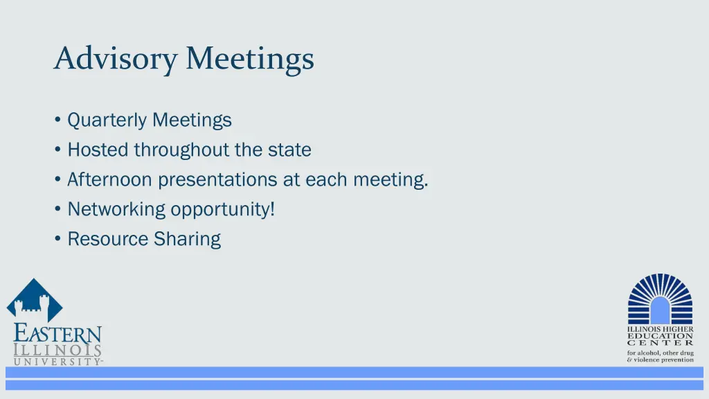 advisory meetings