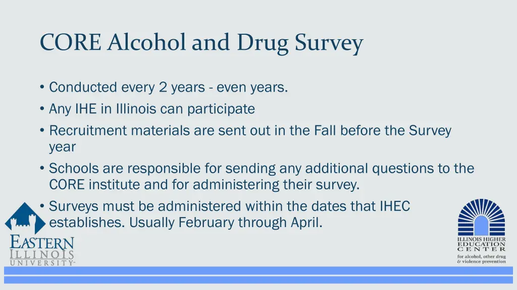core alcohol and drug survey