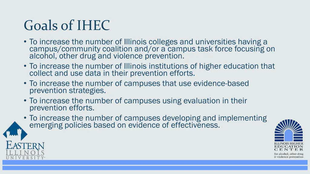 goals of ihec to increase the number of illinois