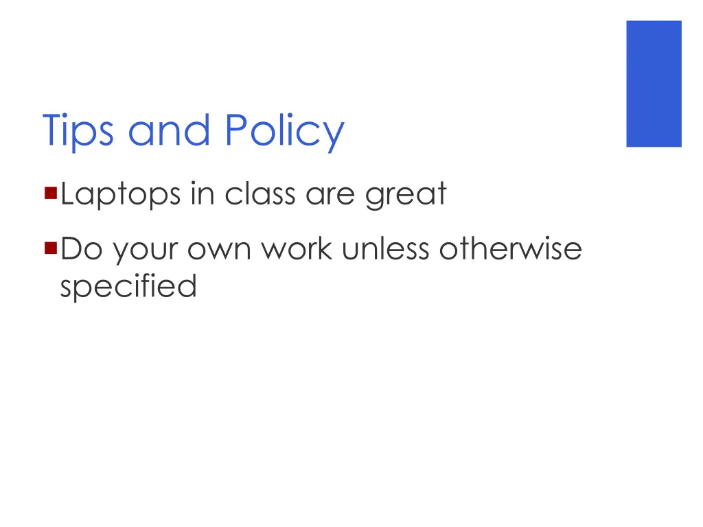 tips and policy 1