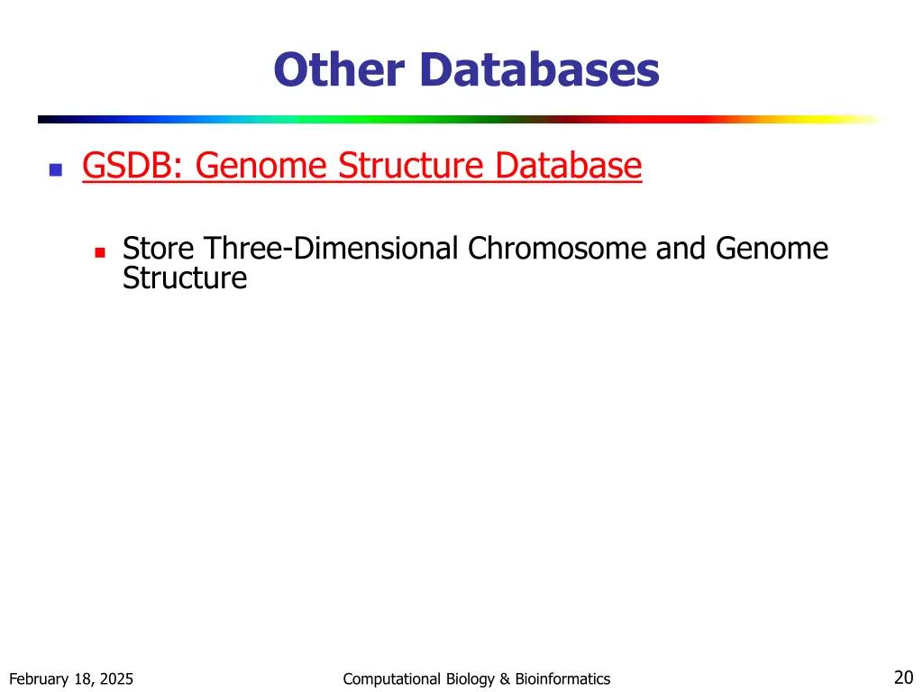 other databases