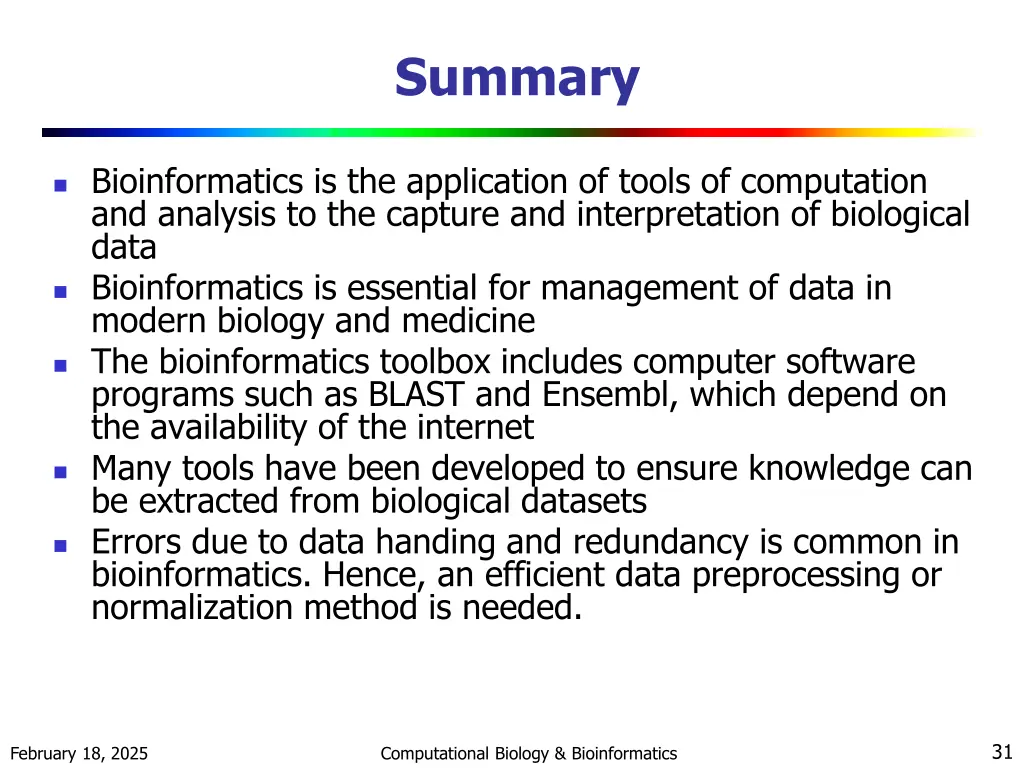 summary