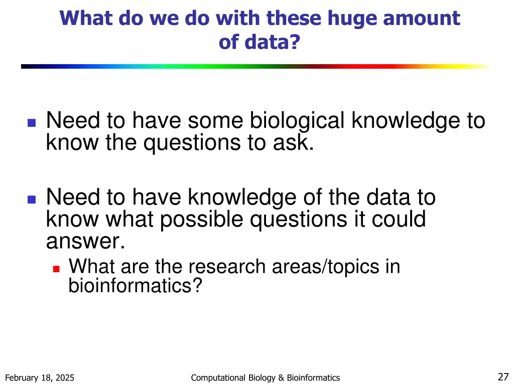 what do we do with these huge amount of data 1