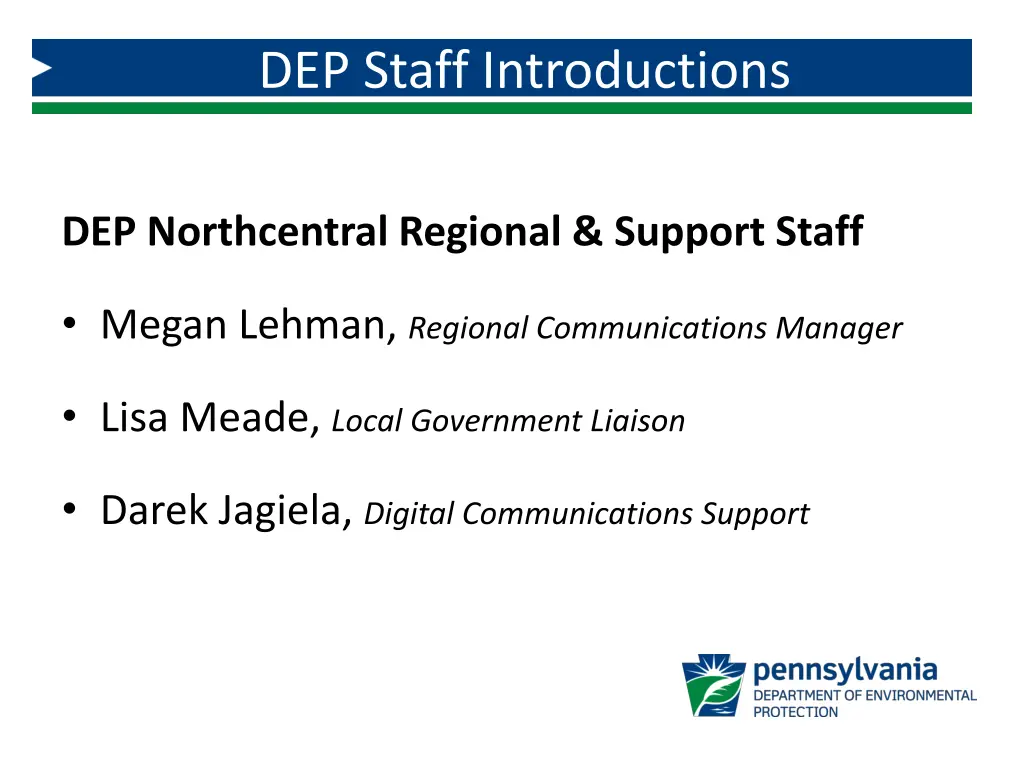 dep staff introductions 2