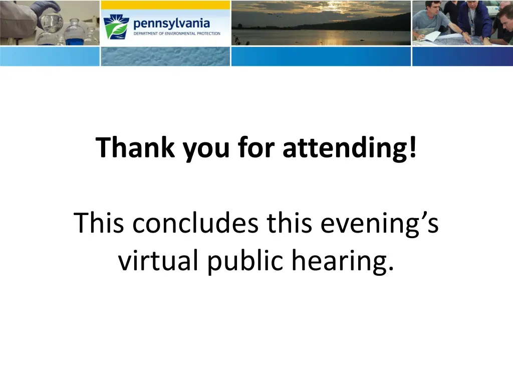 thank you for attending