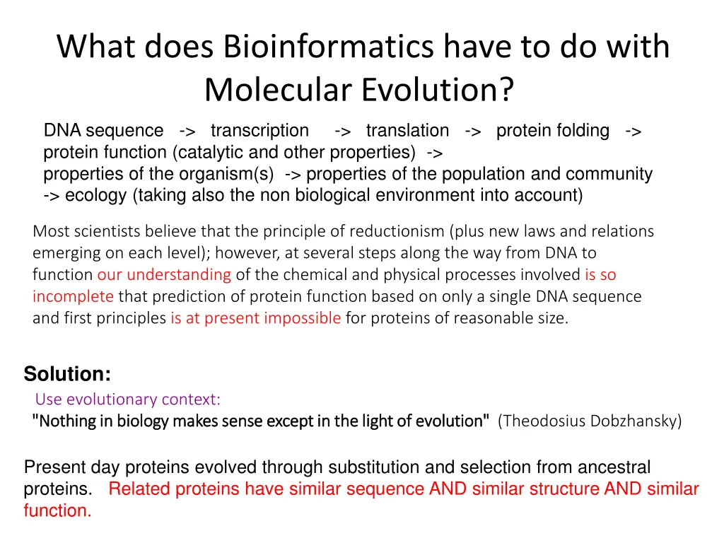 what does bioinformatics have to do with