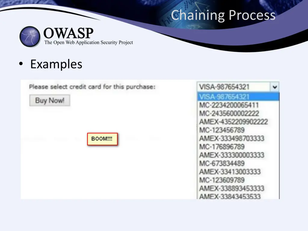 chaining process 5