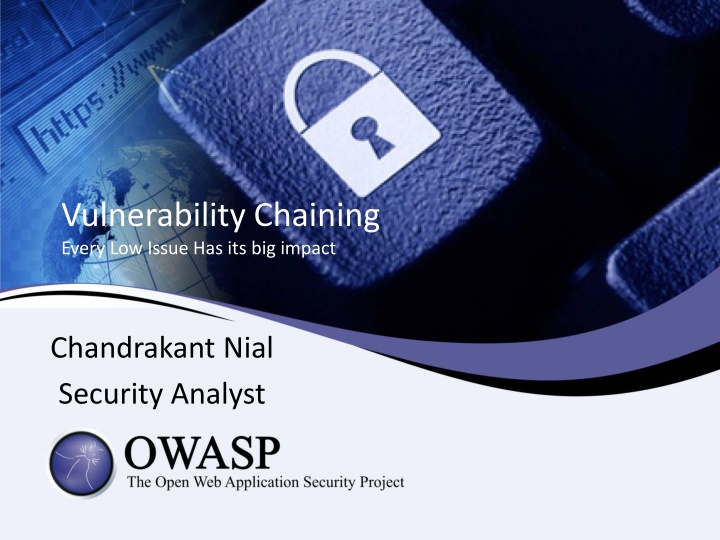 vulnerability chaining every low issue
