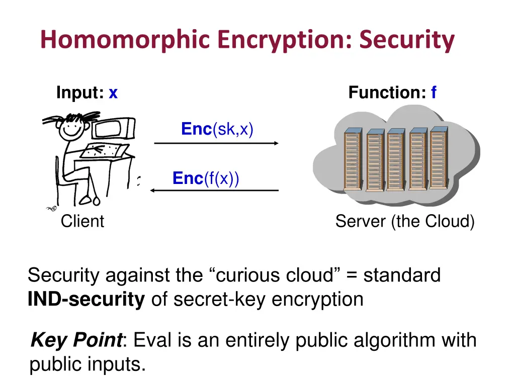homomorphic encryption security