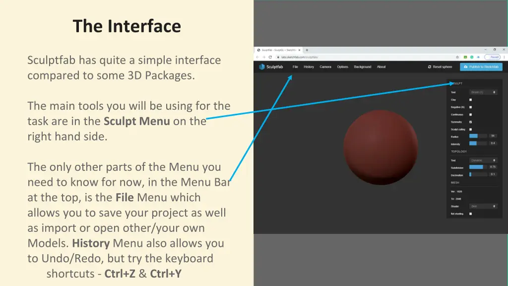 the interface