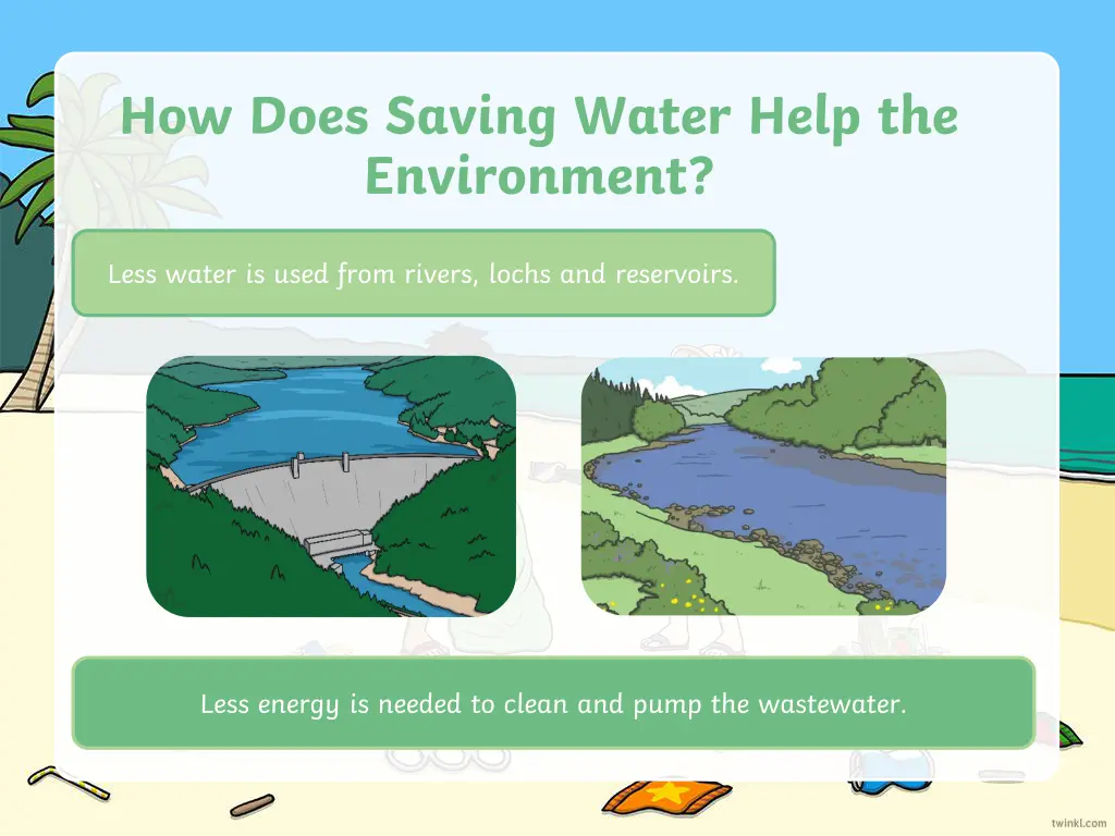 how does saving water help the environment
